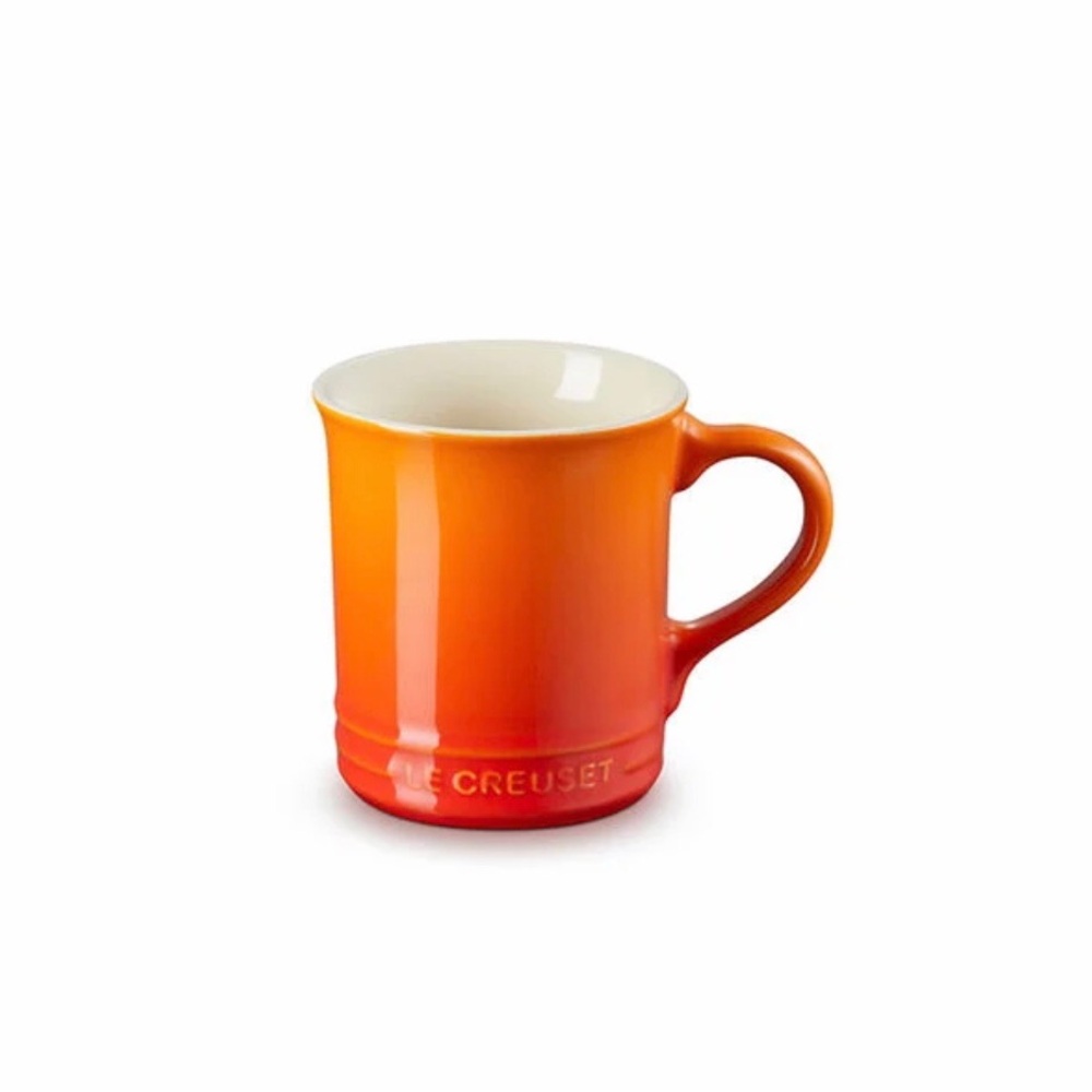Le Creuset Ombre Flame Orange Stoneware Mugs - Set of 2 - Picture 3 of 5